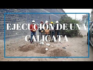 ELABORACION DE UNA CALICATA - UCV