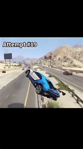 Most Insane GTA V Car Crashes You'll Ever See #gtav #fails #shorts