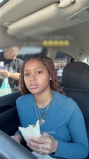 She Was Eating When a Stranger Opened Her Car Door 😳