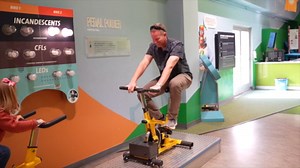 Stationary Exercise Bike Pedal Power Generator System for Child and Adult