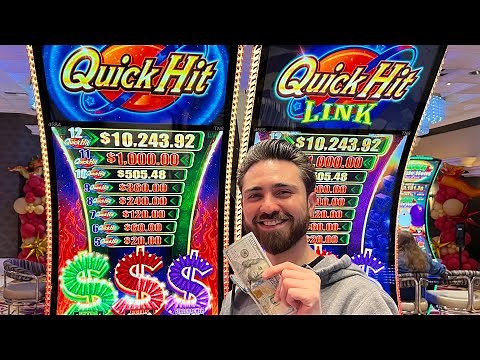 The NEW Quick Hit Link Slot Machine is WILD!