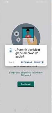 Cómo utilizar Google Meet en el móvil.