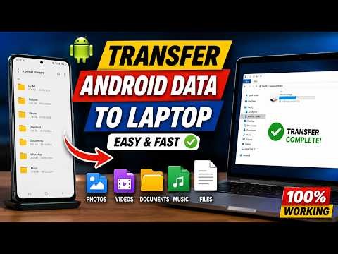 ✅ How to Transfer Android Data to Laptop (2026) 📱💻 Easy Step-by-Step Guide