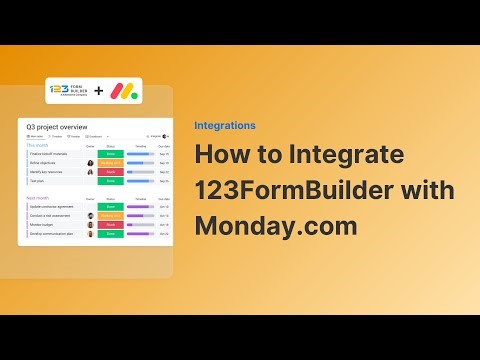 How to Integrate 123FormBuilder with Monday.com via Zapier (Step-by-Step Tutorial) | 123FormBuilder