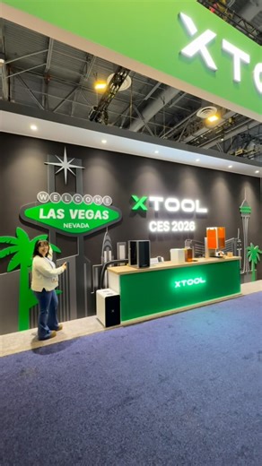 Crafty Kari on Instagram: "Sneak peek at xTool’s new UV printer at CES 2026 👀✨ If you want more info on the printer + how to join the co create program (and enter for a chance to win one) comment LINK 🫶 #xtool #xtooluvprinter #uvprinter"