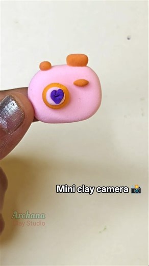 Mini Camera 📸 Making With Super Clay #trending #diy #shorts #ytshorts #clay#viral