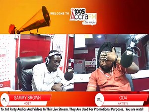 Veteran Ghanaian artiste explains the meaning of his name OD4. | Accra100.5FM