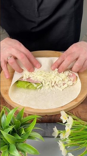 PERFECTLY CRISPY CHEESY HAM WRAP EVERY TIME!