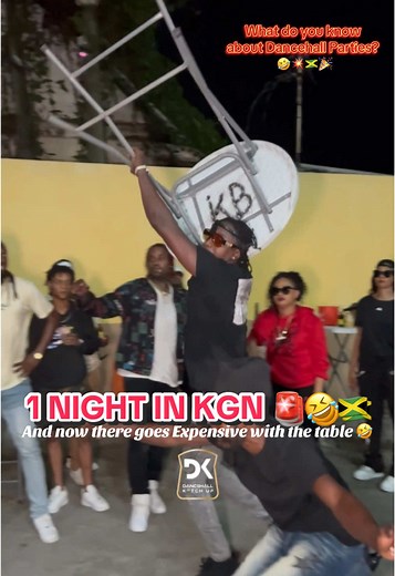 Kingston Dancehall Party: Cyaan Tiad's 360 Move & Expensive's Table Dance 🇯🇲
