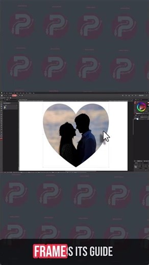 Finally, a heart shape photo crop trick that's easy #tutorial #affinity #shorts #affinitytutorial