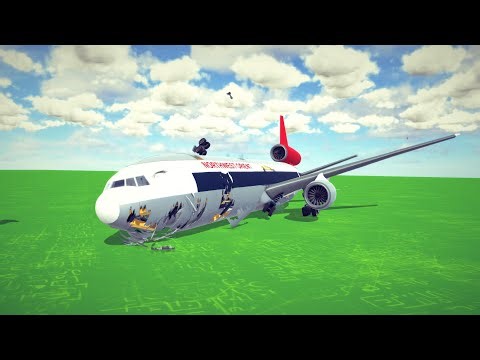 Real Fictional Airplane Crashes|Besiege PT3