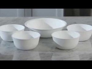 Corelle - Livingware Winter Frost White 5 Piece Snack Set