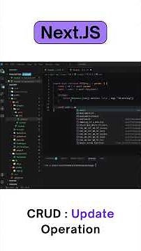 🔥Update Data in Next.js 😳 (CRUD UPDATE Operation)