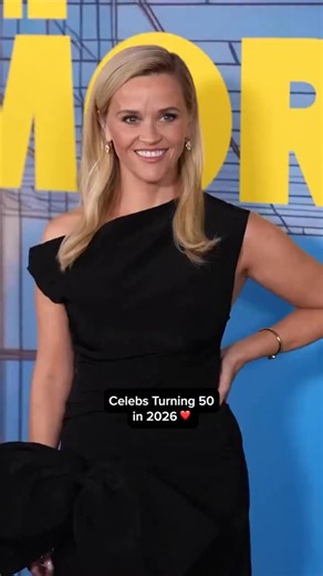People Magazine on Instagram: "The big 5-0! From #ReeseWitherspoon to #RashidaJones, these celebrities will be celebrating their milestone 50th birthday in 2026. 🥳 #AlexanderSkarsgard #RyanReynolds"
