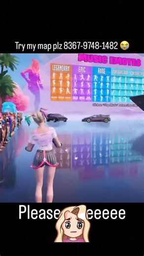 GreatnessEffect | Fortnite Content & Map Creator on Instagram: "😭🥺 Map Code: 8367-9748-1482 ✅ Play with your duo or squad ✅ 120+ weapons, traps and items 🌧️ Snow, rain, custom backgrounds ❤️ 180 HP / 1 HP / First Person Mode 🎵 Chill music, smooth XP, constant updates Just try it once and than you can decide to play again or not. Tag a friend to try the map with."