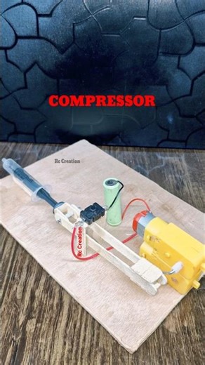 Compressor Machine // Homemade Compressor Machine #dcmotor #technology #compressor
