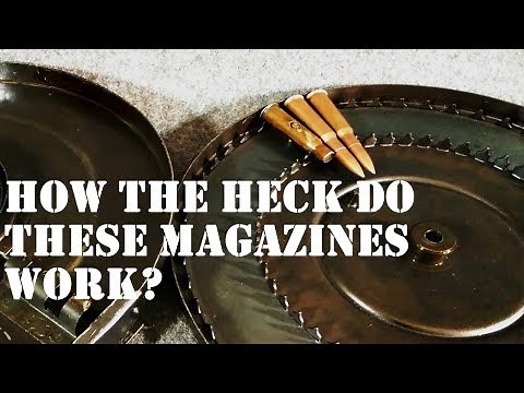 How does a 47rd Dp-28 / DPM Pan Magazine Work?