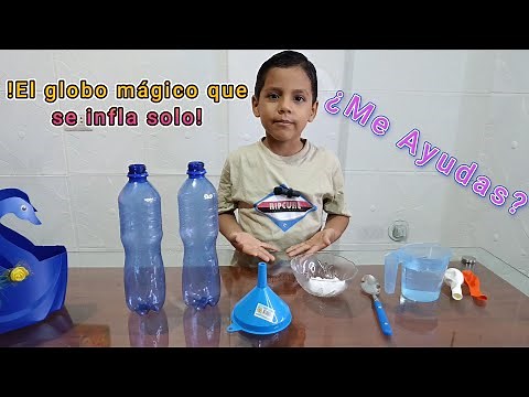 🎈 ¡Inflamos un globo con bicarbonato y vinagre! | Experimento mágico para niños 🧪