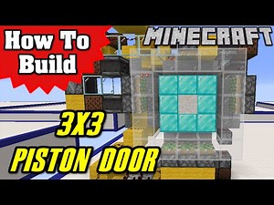 How to Build a SECRET 3x3 Piston Door! Minecraft 1.16 (Redstone Tutorial)