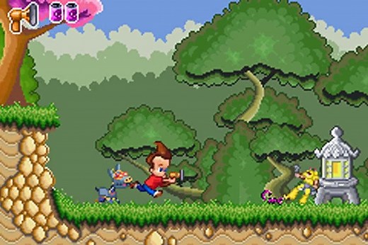 The Adventures of Jimmy Neutron Boy Genius : Jet Fusion online multiplayer - gba