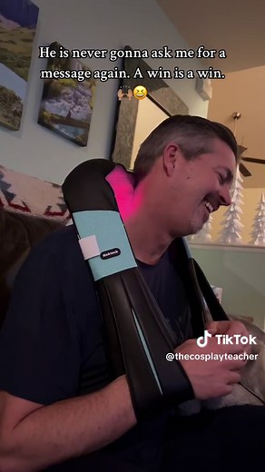 Ya’ll werent lying aboit how great this massager is! 🙌🏽 🥰 #tiktokshop #neckmassage #shiatsu #heatedmassager #over40 #selfcare #massagetherapy #shouldermassage #tiktokmademe #couplestiktok