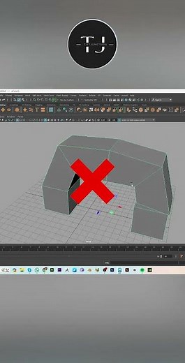 How to Bridge in maya fastest way #maya #blender #deformation #viral
