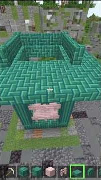 2 horas de construcción en minuto y medio 🙃 #minecraft #shorts #shortvideo #youtube #short #fyp #fy