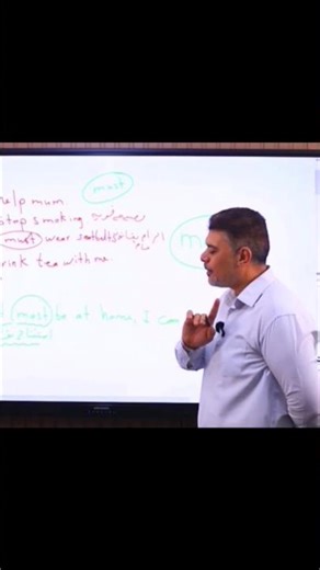 A dangerous secret in the negation of "must"... Why can't you say "mustn't"? ❌ | Mr. Sherif El-Ha...