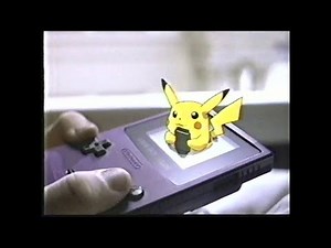 Pokémon Red & Blue Game Boy Color Link Cable TV Commercial - GBC - 1999