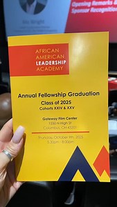 151 reactions · 58 comments | CONGRATULATIONS to baby bird @domroyal graduating from the 2025 Cohort 24 of the African American Leadership Academy (AALA)! What is the African-American leadership Academy? It is a community based leadership development program that expands both the number and effectiveness of African-American leaders in Central Ohio. #AALA | Rhonda Crockett | Facebook