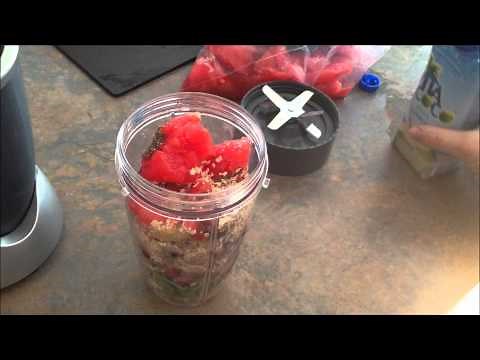 Nutribullet Breakfast Smoothie Recipe #withcaptions GREEN SMOOTHIE