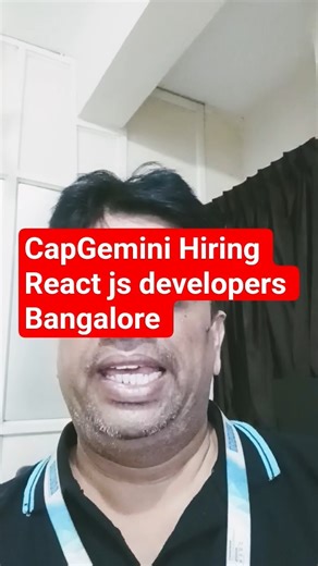 Capgemini Hiring Java Full Stack Developer | React JS | AWS | Kafka