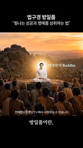 [법구경] 빛나는 성공과 명예를 성취하는 법, 방일품(1)