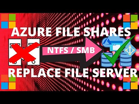 Azure Files with SMB, NTFS permissions & Private Endpoint | Replace and Decommission File Server