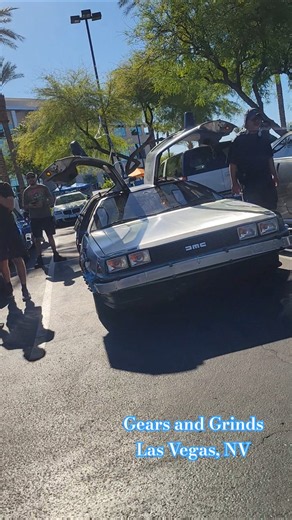 Back to the Future Delorean!#moviecars #delorean #backtothefuture #carshow #coololdcars