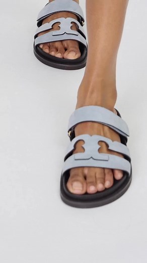 The Ines Sport Slide is minimal, effortless and supremely comfortable – the Tory Burch sandal to wear all summer long. | TORY BURCH