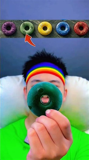 ​Eating Rainbow Donuts Filter 🍩✨