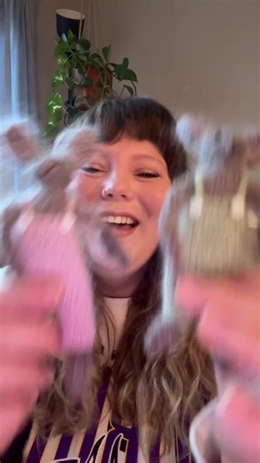 Last gift knit of 2025 is done!! These are the Rabbit Dolls by Claire Garland, and they’re imperfectly perfect. #knittok #giftknit #memade #finishedobject #handknit