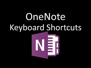 OneNote Keyboard Shortcuts