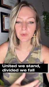 Unity is lost in our divide and conquer world. Even the church divides its people with gossip, slander and hate but that is not what Jesus taught us. United we stand, divide we fall. The devil comes to bring division in your home, your church, our schools and in the world but we are the ones who decide to let it happen or not. #unity #united #division #bodyofchrist #unitedwestand #dividedwefall #biblical #scripture #jesusisking | Kayla Gabbard
