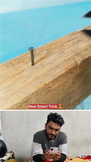 Plumber pro on Instagram: "Easy method of nail removal 🔧 . . . #plumbing #plumber #trick #dıy #idea"