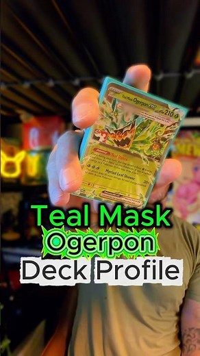 Part 49 | Teal Mask Ogerpon ex Deck Profile! #tealmaskogerpon #meganium #deckprofile #pokemondecks