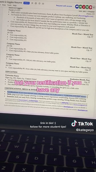 Best Resume Template for Internship and Job Hunting in the Philippines