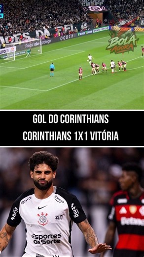 GOL DO CORINTHIANS YURI ALBERTO EMPATE CORINTHIANS 1X1 VITÓRIA