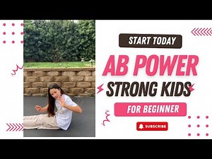 10-Minute Ab Workout for Kids 💪 | Fun Core with PowerMoves”