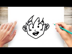 How to Draw Gohan Face