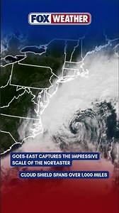 A Look At The Monster Nor'easter From Space