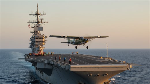 The tiny plane that landed on a US aircraft carrier to escape Vietnam