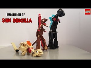 The evolution of Shin Godzilla in Lego! | stop-motion animation