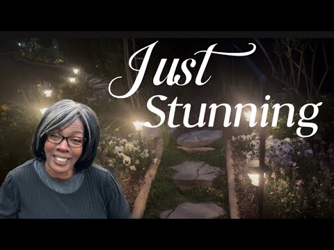 My Garden at Night is UNREAL How I Created This Glowing Garden with XMCOSY+ Solar Pathway Light